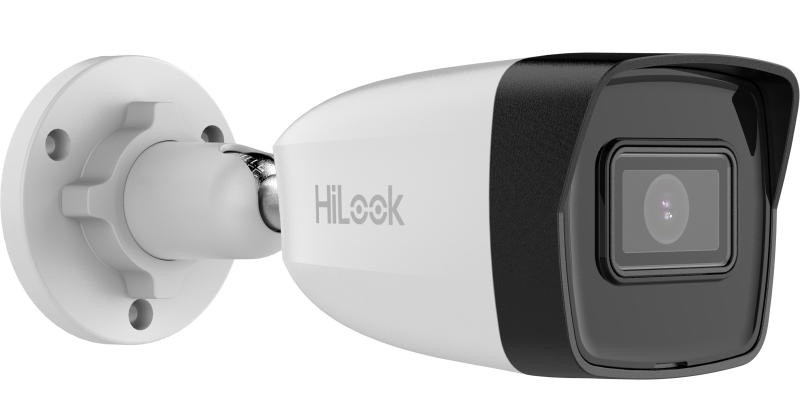 Camera supraveghere IP exterior Hikvision HiLook IPC-B140HA 2.8mm, 4 MP, 2.8 mm, IR 30 m, detectie om vehicul, WDR 120 dB, PoE, IP67