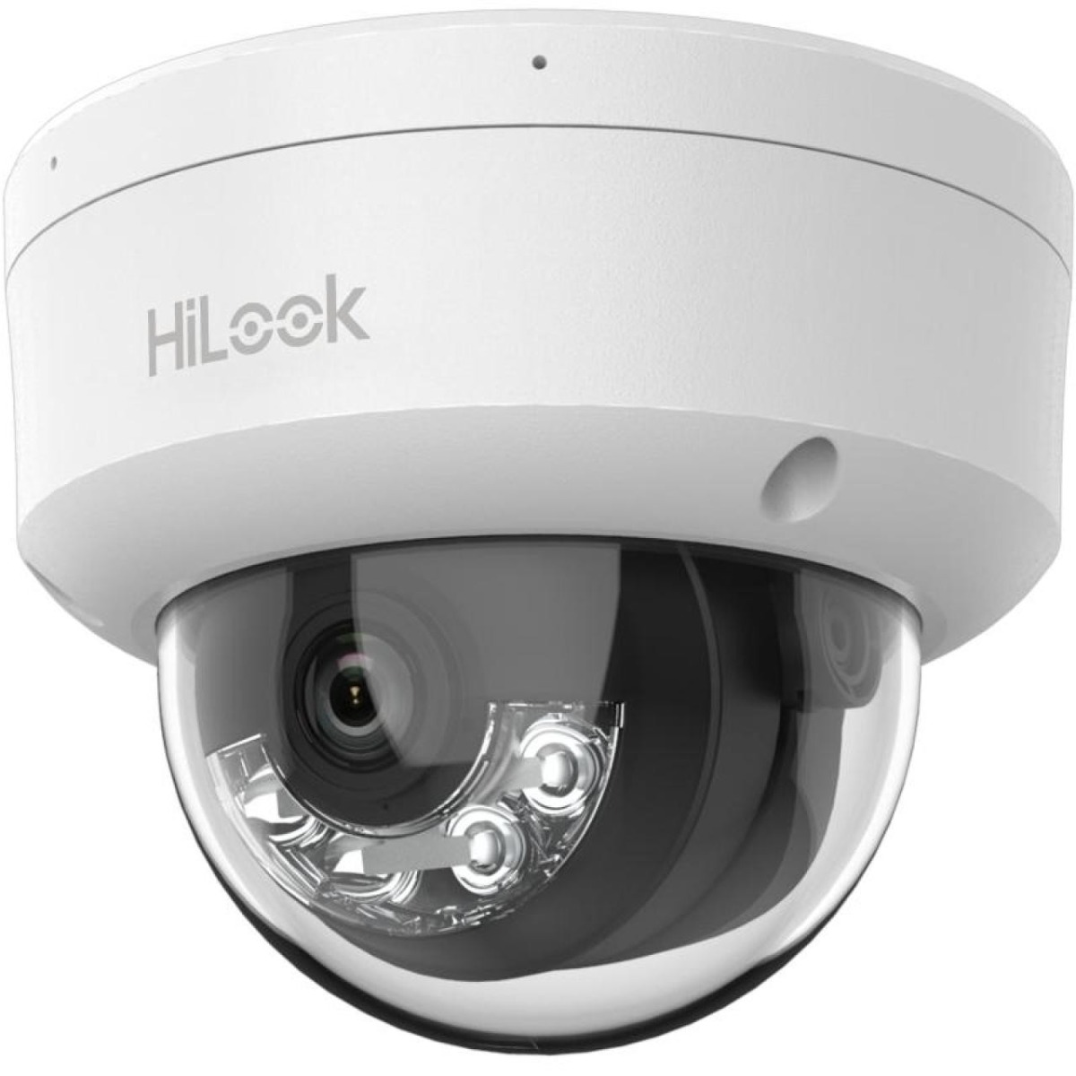 Camera supraveghere IP exterior Hikvision HiLook IPC-D180HA-LU 4mm, 8 MP, 4mm, IR+LED alb 30m, detectie om/vehicul, microfon, WDR 120dB, PoE, IP67, IK08