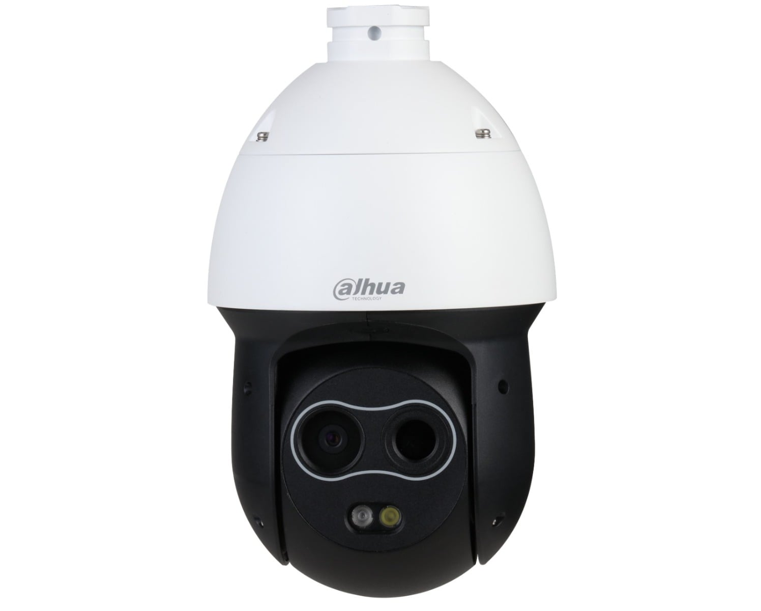 Speed Dome IP cu senzor termic si optic Dahua TPC-SD2241-B7F8-DW-S2, 2K 4MP, lentila termica de 7mm, optica de 8mm, IR 50m, PTZ, audio bidirectional, alarma, PoE+, IP66