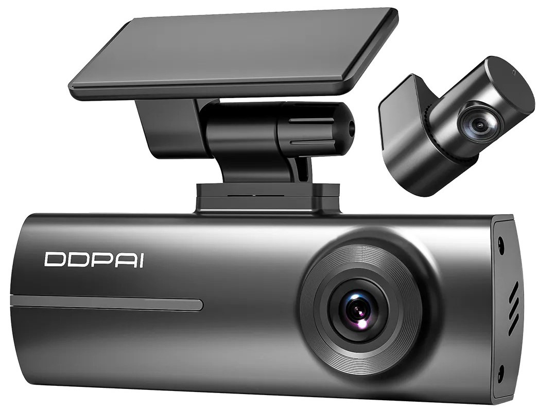 Camera auto DDPAI N1 DUAL, camera fata 1296p, camera spate 1080p, NightVIS, Wi-Fi 2.4GHz, DDPAI-N1 DUAL