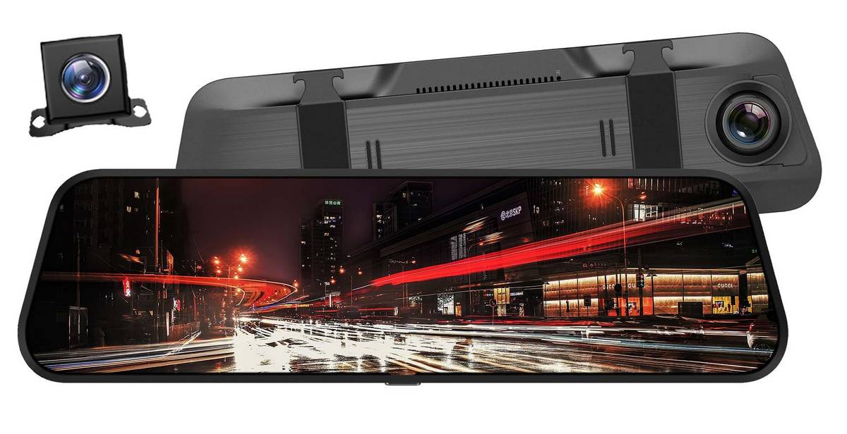 Camera auto DVR PNI Voyager, 4K UHD, 170°, cu touchscreen, ecran 9.66 inch, G-Sensor, GPS, Wi-Fi, PNI-S2800