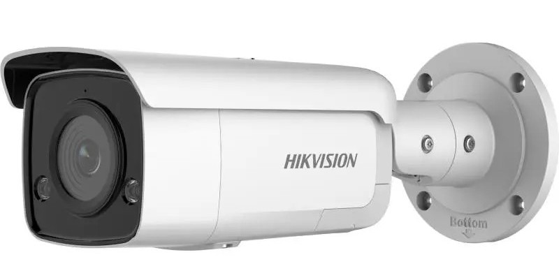 Camera IP bullet,  AcuSense, DarkFighter, 4MP, Lentila 4mm, IR 60m, Alarma sonora si stroboscopica, Slot microSD, PoE, IP67, Hikvision DS-2CD2T46G2-ISU/SL4(C)