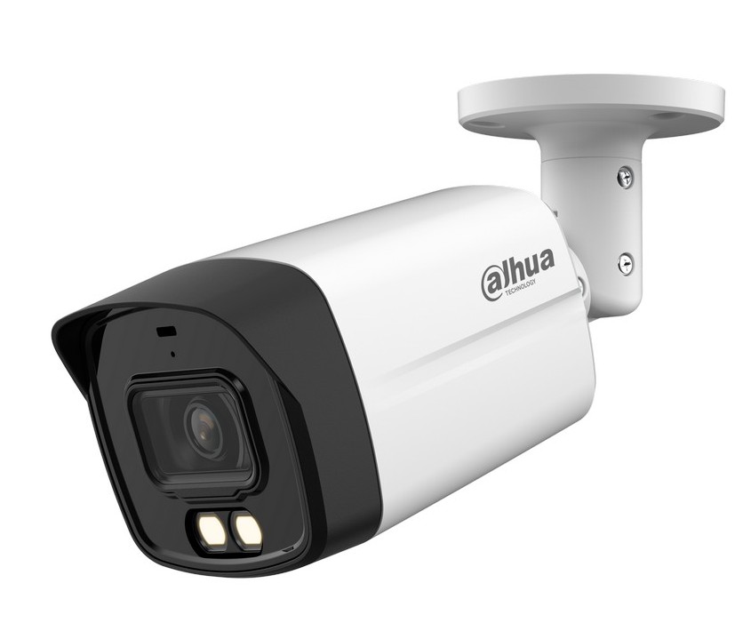 Camera de supraveghere HDCVI, 5 MP, Smart Dual Illuminators, IR si LED 40m, 3.6mm, microfon, Dahua HAC-HFW1509TLM-IL-A-0360B-S2
