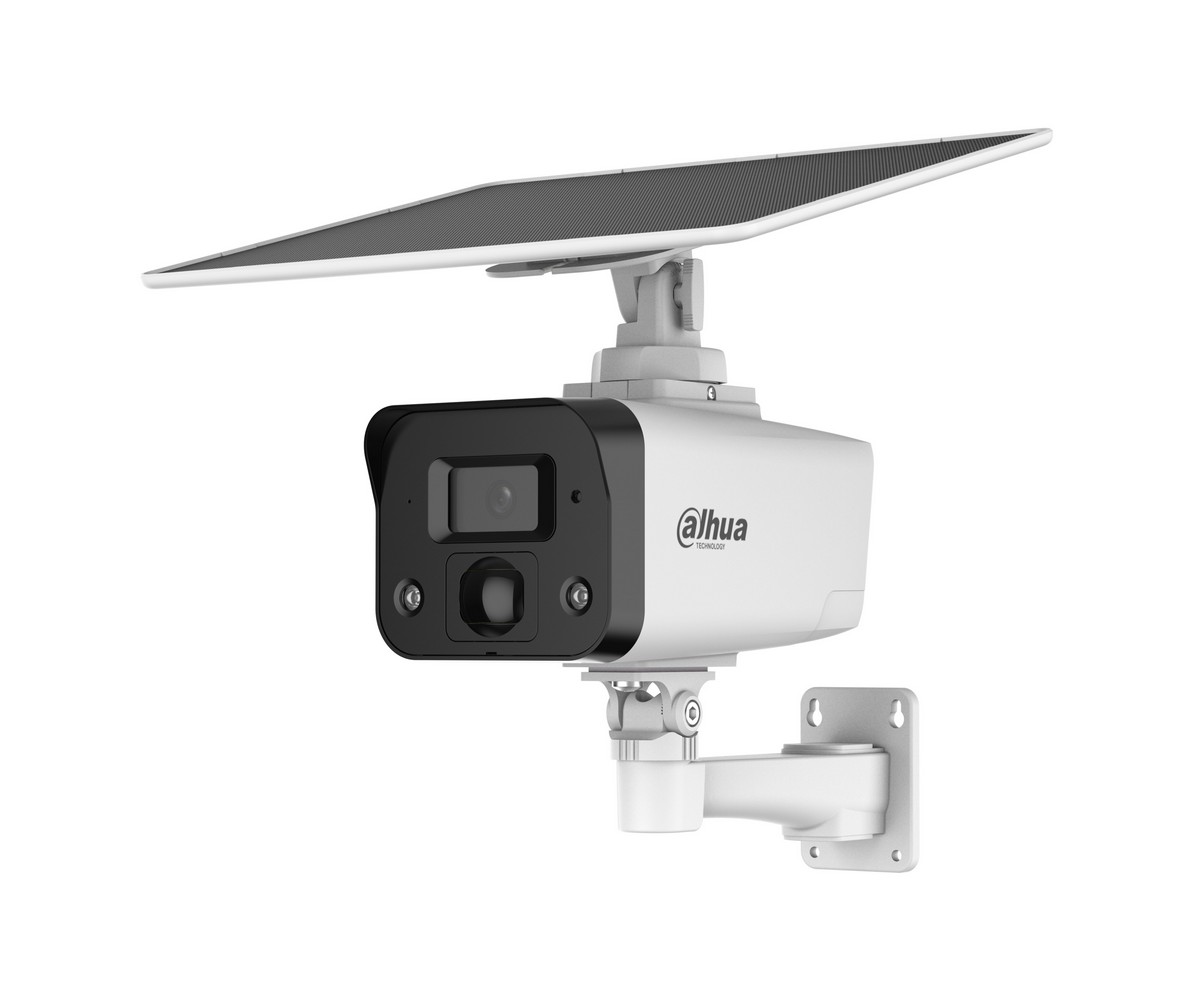 Camera de supraveghere 4G cu panou solar si baterie, 4 MP, Iluminare duala, microfon si difuzor, slot MicroSD, Dahua IPC-HFW2441DG-4G-SP-B-0360B