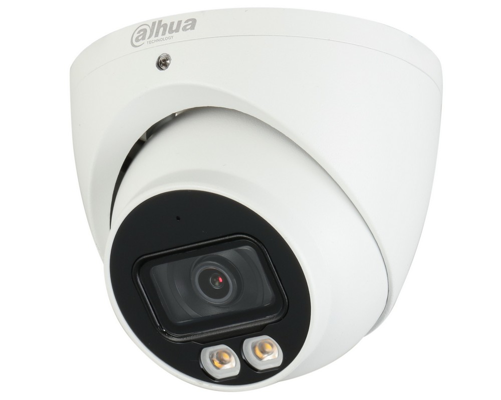 Camera de supraveghere, 5MP, iluminare duala LED alb si IR 40m, 2.8mm, microfon, IP67, Dahua, HAC-HDW1500T-IL-A-0280B-S2