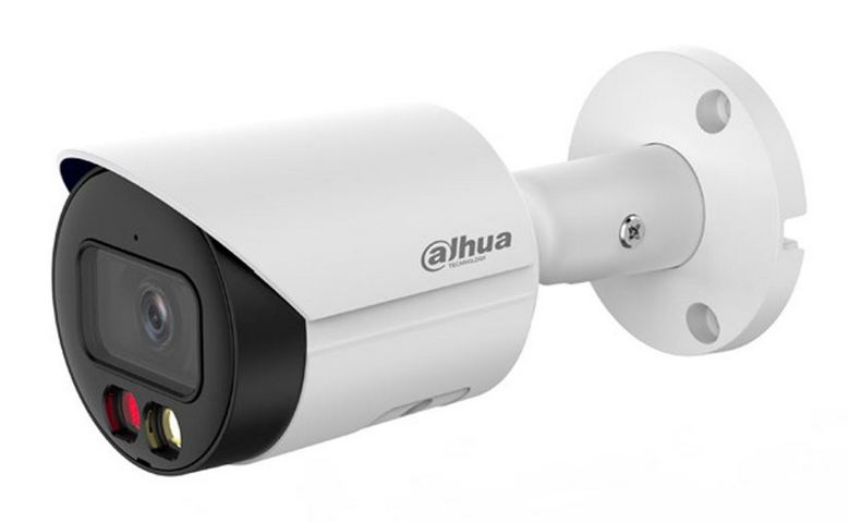 Camera de supraveghere IP pentru exterior, WizSense, 8MP 4K, 2.8mm, Iluminare duala 30m, Microfon, MicroSD, PoE, Dahua IPC-HFW2849S-S-IL-0280B