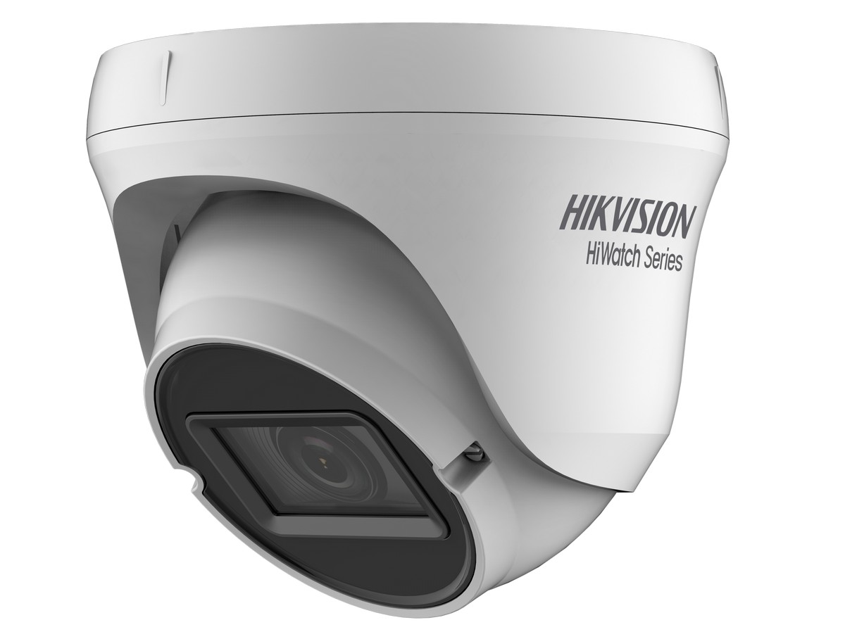 Camera de supraveghere de interior cu lentila varifocala Hikvision EXIR 2.0, 2 MP Full HD, IR 40m, 4 in 1, HiWatch HWT-T320-VFC