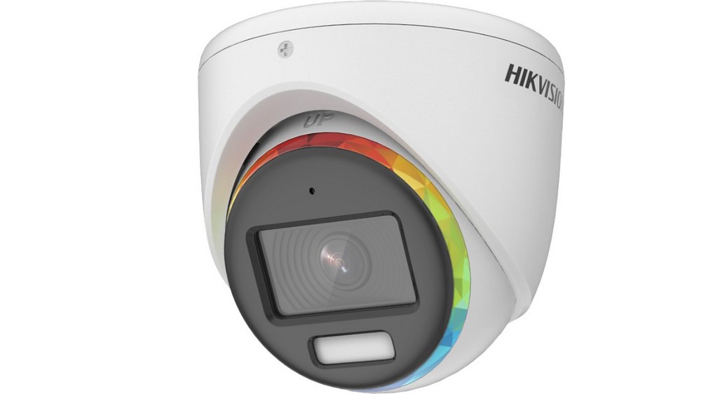 Camera de supraveghere de interior Hikvision ColorVu, Audio prin HDTVI, LED 20m Hikvision DS-2CE70DF8T-MFSLN-3.6mm
