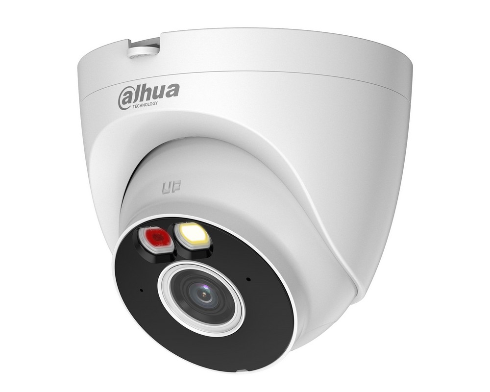 Camera de supraveghere IP, 2 MP, Wi-Fi, iluminator dual 30 m, Active Deterrence, microfon si difuzor, Dahua, IPC-HDW1239DT-PV-STW
