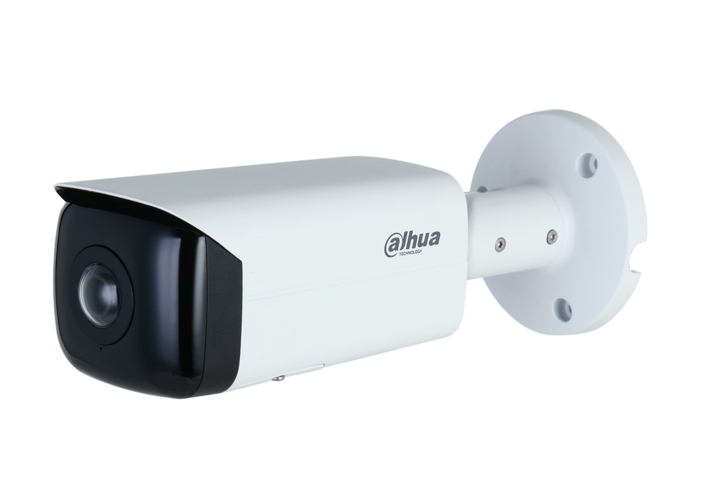 Camera de supraveghere IP, 4 MP, IR 20 m, 2.1 mm, PoE, MicroSD, WizSense, unghi vizual 180°, Dahua, IPC-HFW3441T-AS-P-0210B