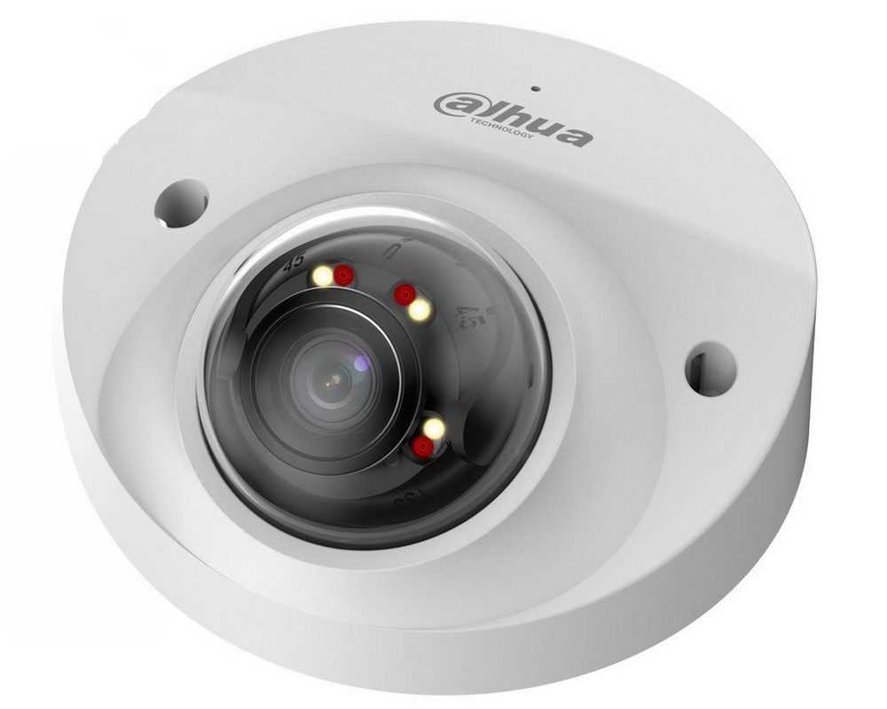 Camera de supraveghere IP Dahua IPC-HDBW2449FP-AS-IL-0280B, 4MP, Iluminare Duala, WizSense, Microfon, PoE, microSD, IP67