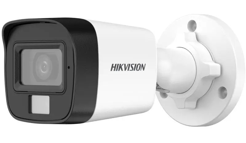 Camera de supraveghere TurboHD, 2MP, Lentila 2.8mm, Iluminare Duala, Microfon, IP67, Hikvision DS-2CE16D0T-LPFS(2.8mm)
