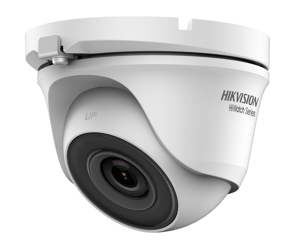 Camera dome analogica, 5MP, lentila 2.8mm, IR 20m, IP66, Hikvision HiWatch HWT-T150-M28