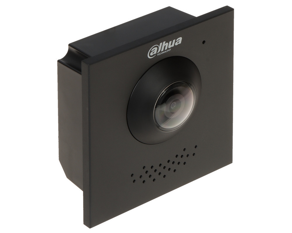 Camera Full HD pentru Videointerfon modular Dahua, IK07 IP65, 2 fire sau RJ45, PoE, aluminiu, negru, VTO4202FB-P-S2