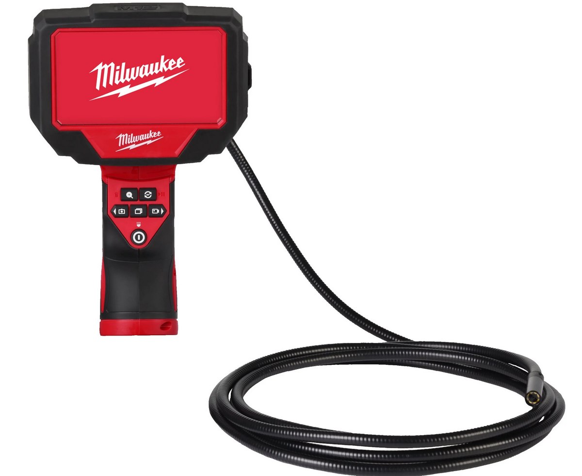 Camera inspectie M12 Milwaukee, cablu de 3m, rezolutie 720p, ecran 4.3 inch, slot microSD, IP67, 4933480741