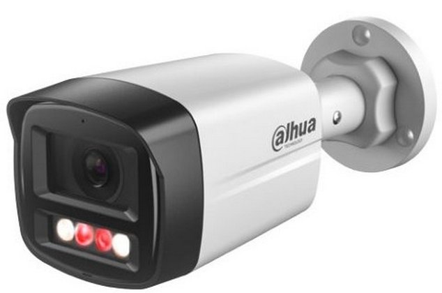 Camera de supraveghere IP Dahua, detectie umana, 2MP Full HD, iluminare duala 30m, 2.8mm, PoE, IP67, IPC-HFW1239TL1-A-IL-0280B