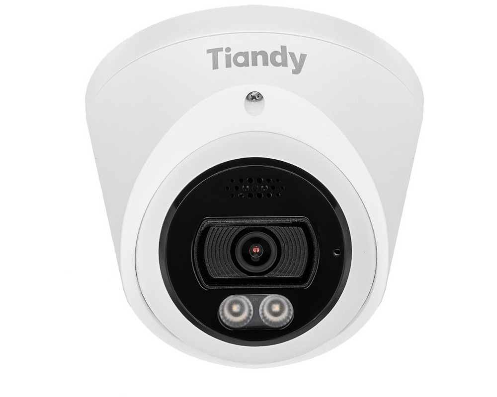 Camera IP Dome Tiandy Color Maker Pro Series, 8MP, POE, slot MicroSD, microfon, difuzor, TC-C38XQ-I3W-8MP