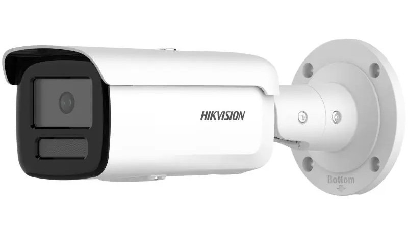 Camera IP ColorVu, 4MP, lentila 2.8mm, Iluminare duala, Detectare miscare, Slot microSD, PoE, IP67, Hikvision DS-2CD2T47G2H-LI(2.8MM)(EF)