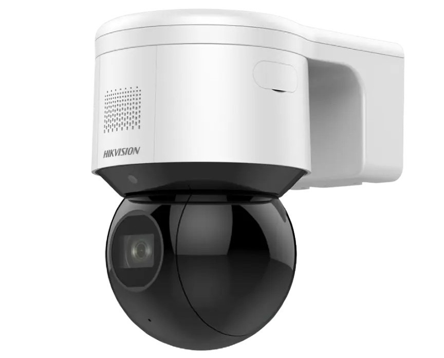 Camera IP PTZ WiFi, DarkFighter, 4MP, zoom optic 4x, 2.8-12mm, Microfon si difuzor, Alarma, Duala, PoE, IP66, Hikvision DS-2DE3A404IWG-E/W