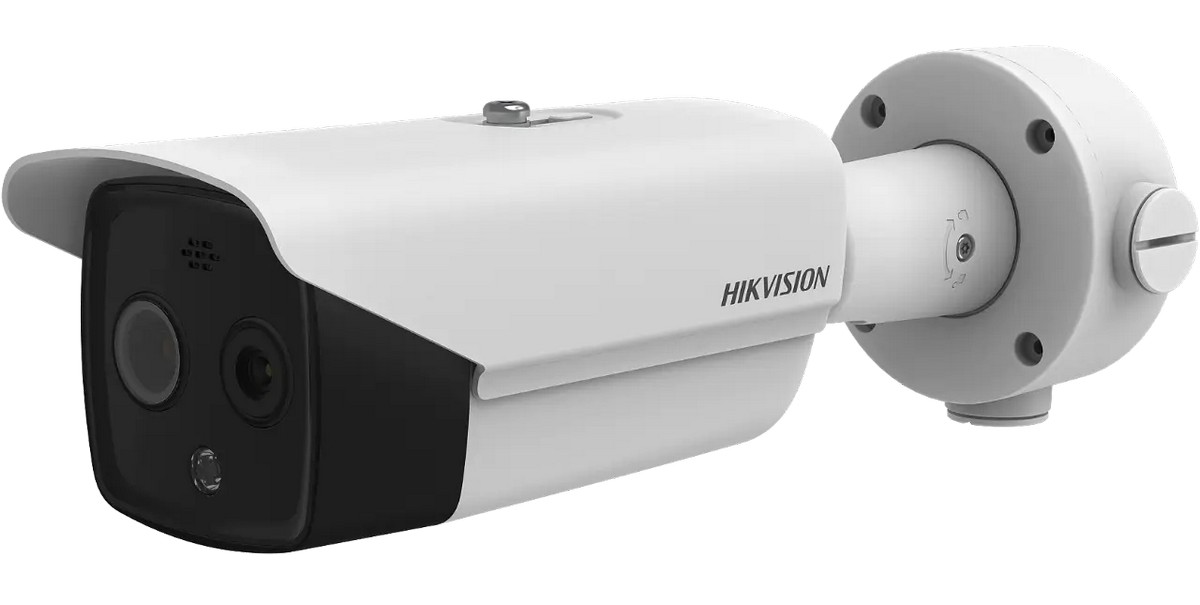 Camera IP Termoviziune Bullet, 2K 4MP,  Lentila termica de 9.7mm si normala de 8mm, Iluminare IR+LED alb 40m, Hikvision DS-2TD2617-10/QA