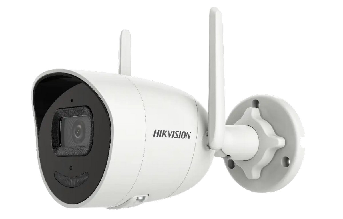 Camera IP wireless, Bullet, Full HD, lentila 2.8.mm, IR 30 m, Microfon si difuzor, MicroSD, IP67, Hikvision DS-2CV2021G2-IDW(E)2.8mm