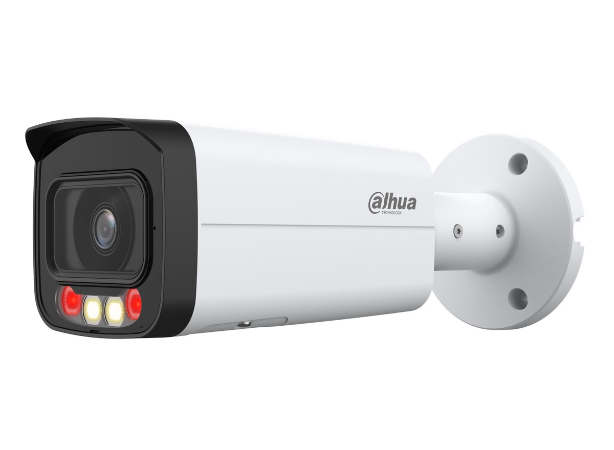 Camera de exterior IP, WizSense, 4MP 2K, 3.6mm, Iluminare duala 50m, Microfon, PoE, MicroSD, IP67 si IK10, Dahua IPC-HFW2449T-AS-IL-0360B