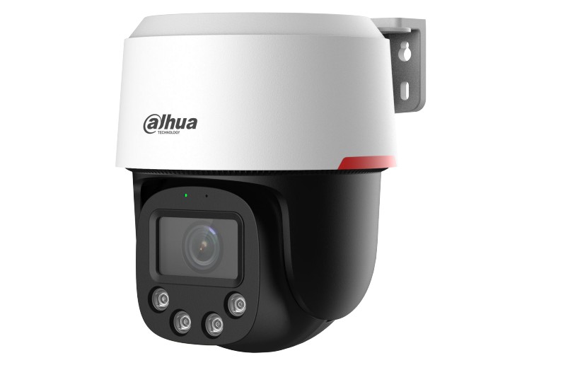 Camera speed dome IP WizSense Dahua SD2C400NA-B-PV-0400-S2-PRO, 4MP, 4mm, WizColor, LED alb 30m, Alarma, Audio bidirectional, PoE, IP66