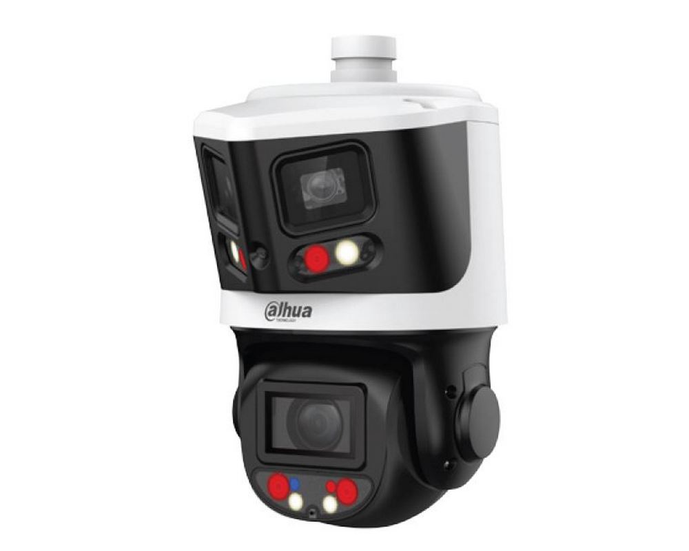 Camera Speed Dome IP PTZ Dahua, WizSense, 8MP+4MP, 10x, Alarma, Iluminare Duala, Audio, IP66, SDT3E410-8P-MB-A-PV1