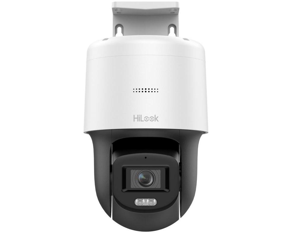 Camera Speed Dome IP PTZ Hikvision Hilook PTZ-N2C200C-DE(F0), ColorVu, 2MP Full HD, LED alb 30m, Audio, PoE, IP66