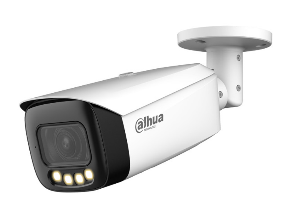Camera De Supraveghere Ip, Full Color, Wizmind, 4mp - 2k, Led 70m, Lentila Varifocala, Poe, Bidirectionala, Microsd, Dahua Ipc-hfw5449t1-ze-led-2712