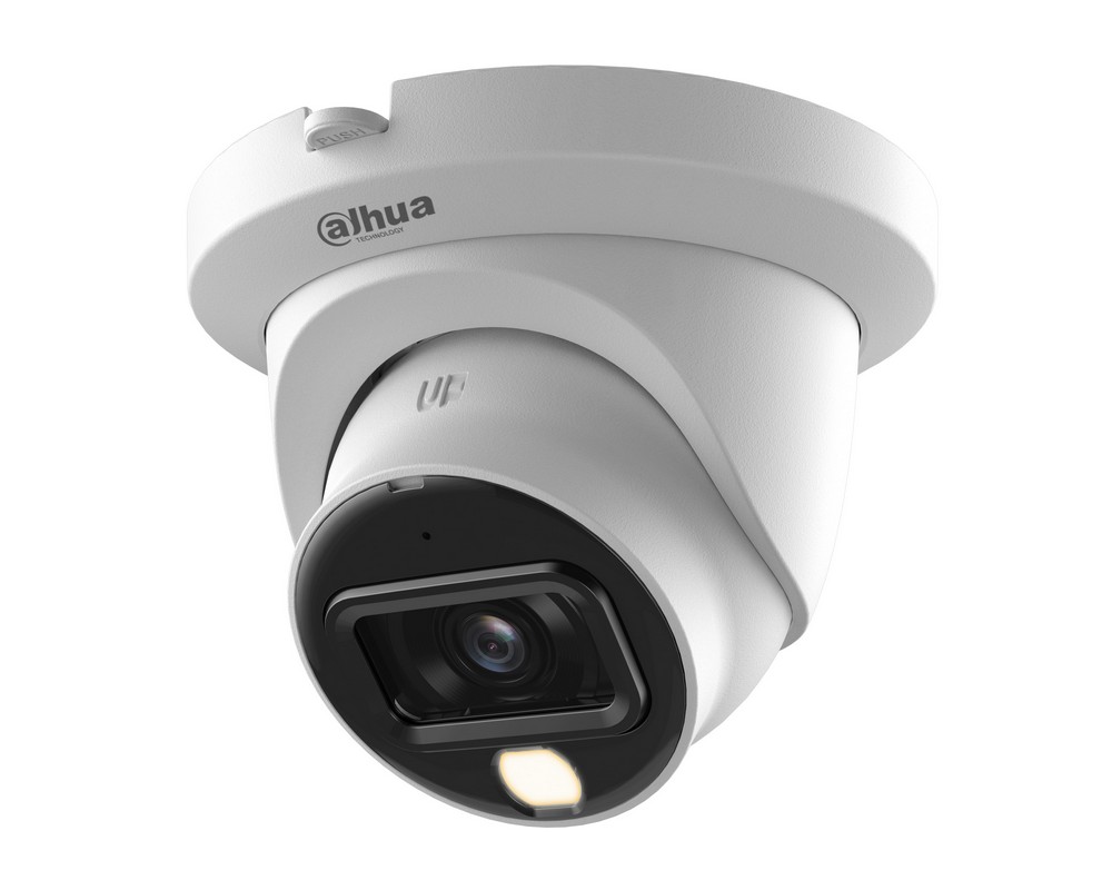 Camera supraveghere HDCVI Dahua HAC-HDW1200TLMQ-IL-A-0280B-S6, 2MP, Smart Dual Light IR/LED alb 20m, Microfon, IP67