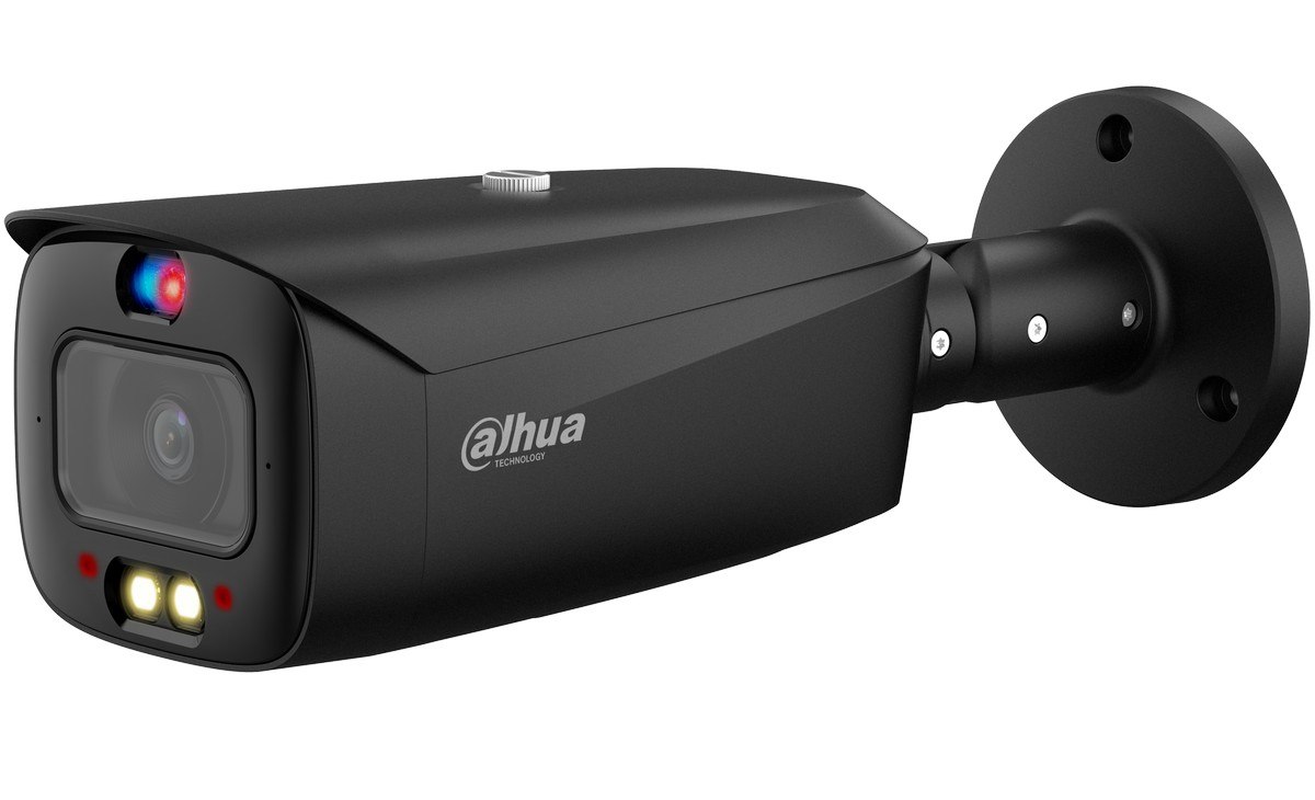 Camera supraveghere IP Dahua IPC-HFW3849T1-AS-PV-S5-BLACK, WizSense, 8MP, Iluminare Duala 30m, Alarma Smart, Audio, IP67