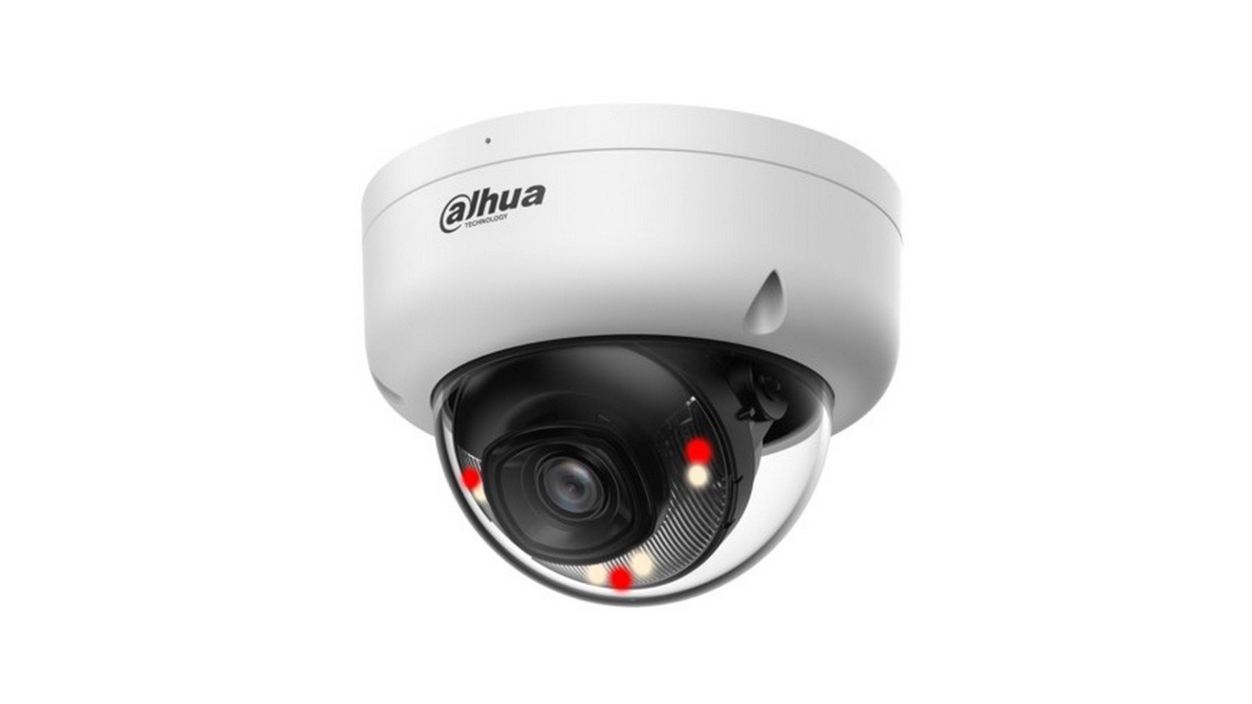 Camera supraveghere dome IP Dahua IPC-HDBW1239E1-A-IL-0280B-S6, 2MP, 2.8mm, Iluminare duala, microfon, PoE, IP67, IK08