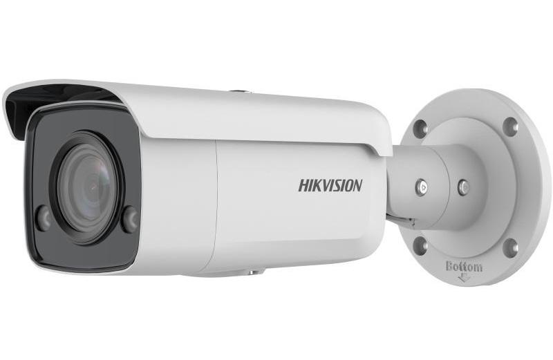 Camera supraveghere IP Hikvision DS-2CD2T87G2-L(4mm)(C), 8MP, ColorVu, 4mm, LED alb, slot microSD, PoE
