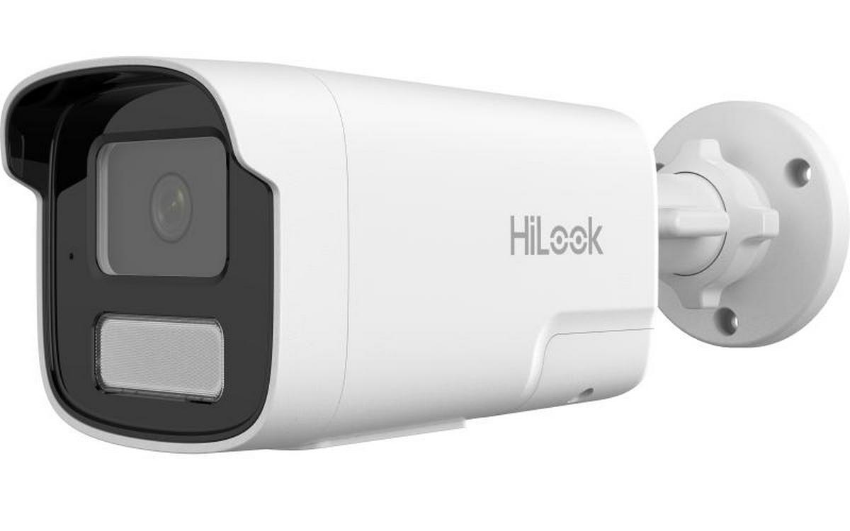 Camera supraveghere IP Hikvision HiLook IPC-B420HA-LUF/SL(4mm), 2MP FULL HD, Smart Hybrid Light 50m, Audio, PoE, IP67