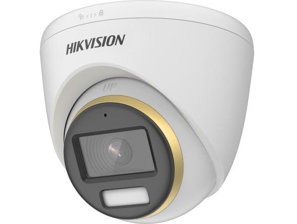Camera Turret Hikvision ColorVu DS-2CE72DF3T-FS(3.6mm), 2MP,  3.6mm, LED alb 40m, Microfon, IP67