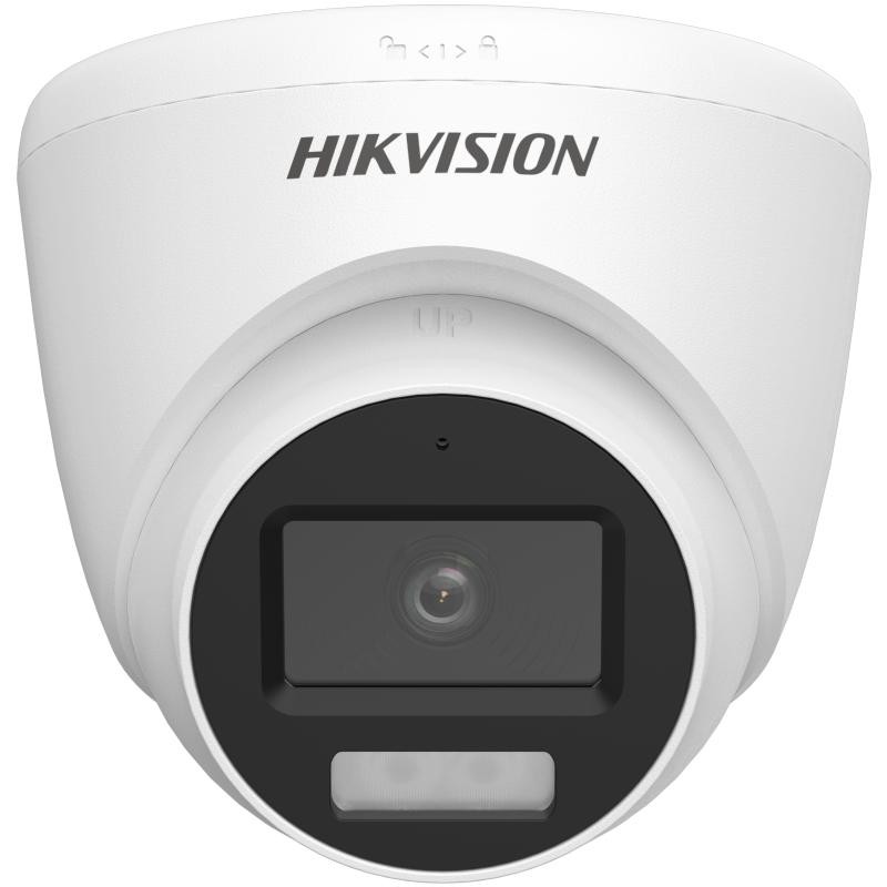 Camera Turret TurboHD, Full HD 2MP, Lentila 2.8mm, Iluminare duala, Microfon, IP67, Hikvision DS-2CE78D0T-LFS(2.8mm)