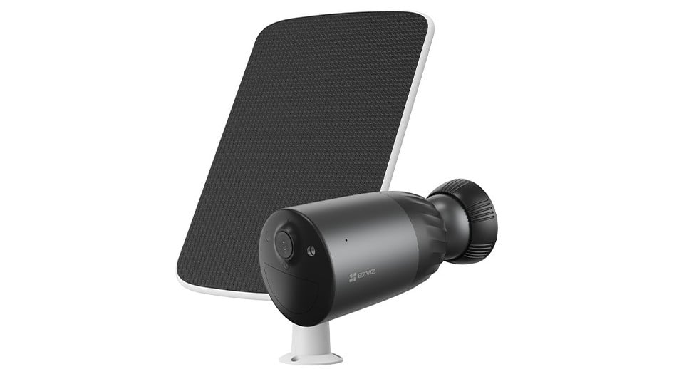 Camera wireless cu panou solar Ezviz CS-BC1c/SP(4K), 8MP, 2.8mm, iluminare duala, baterie 10400mAh, audio bidirectional, compresie H265, IP65