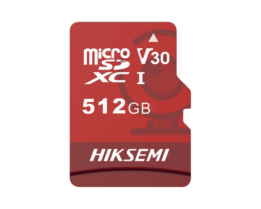 Card MicroSD pentru stocare video HikSemi by Hikvision, 512GB, clasa de viteza 10 - 92MB/s, HS-TF-E1-512G