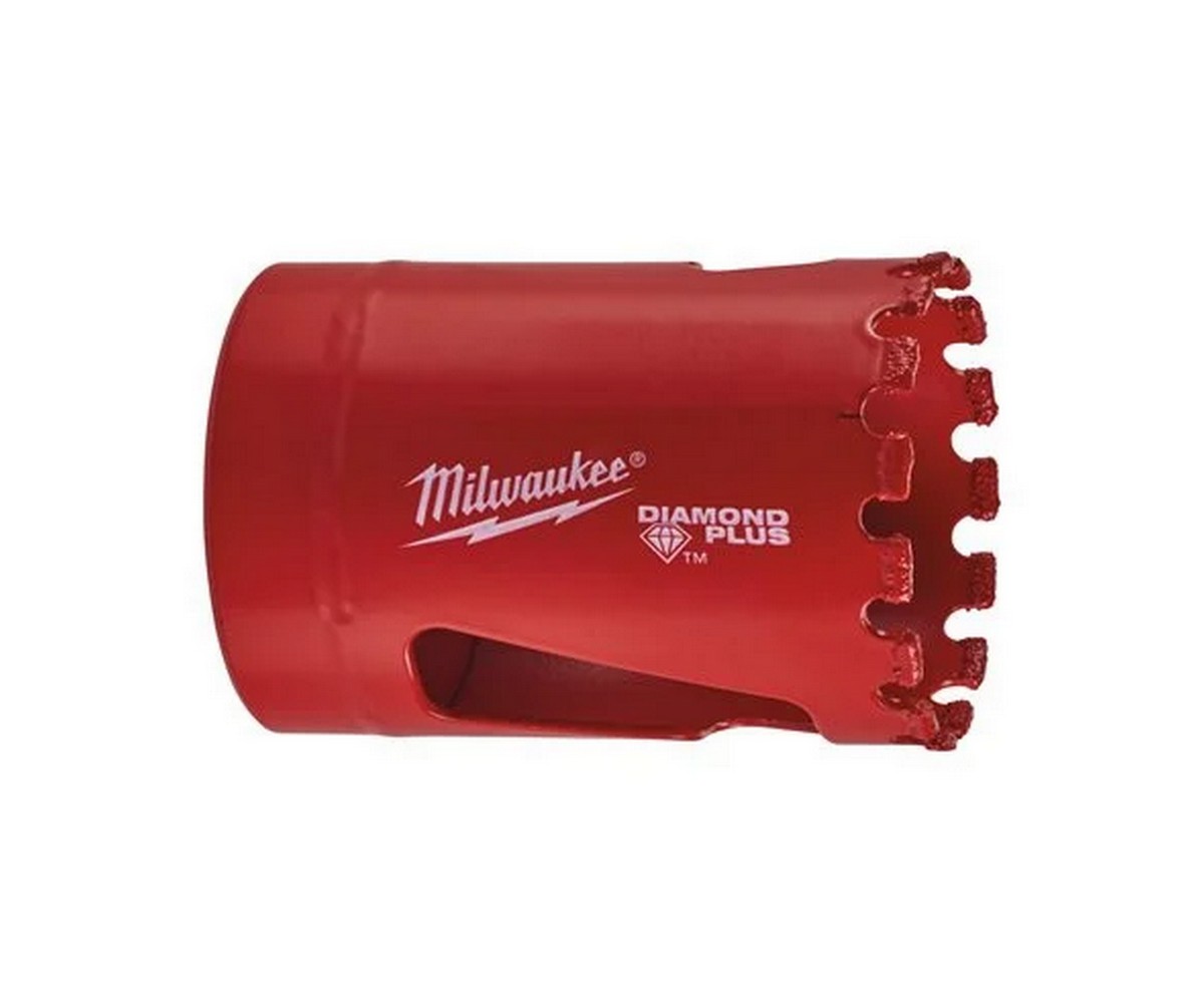 Carota diamantata Milwaukee Diamond Plus pentru placi ceramice, 35mm, gaurire umeda sau uscata, 49565625