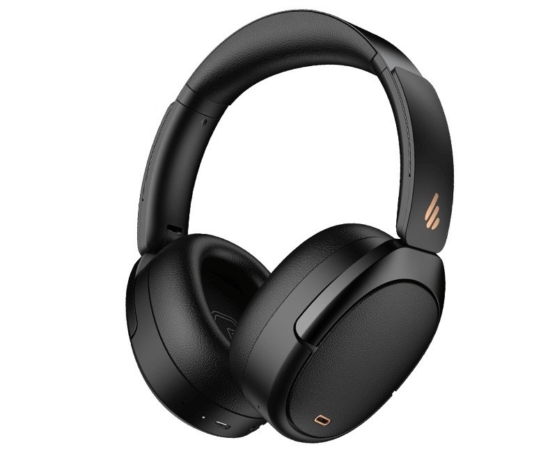 Casti wireless Edifier WH950NB-BK, Bluetooth, microfon, pliabile, aplicatie mobila