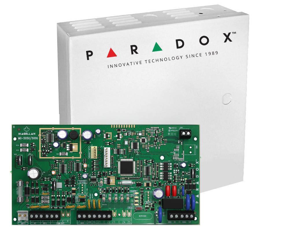 Centrala de alarma Paradox MG5050 wireless, MG5050PCB+CUT