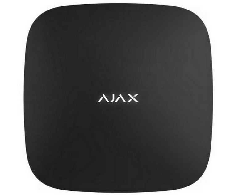 Centrala de alarma wireless, 100 dispozitive, 2 km, 2G LAN/GSM, suport verificare foto, neagra, AJAX HUB2 BL