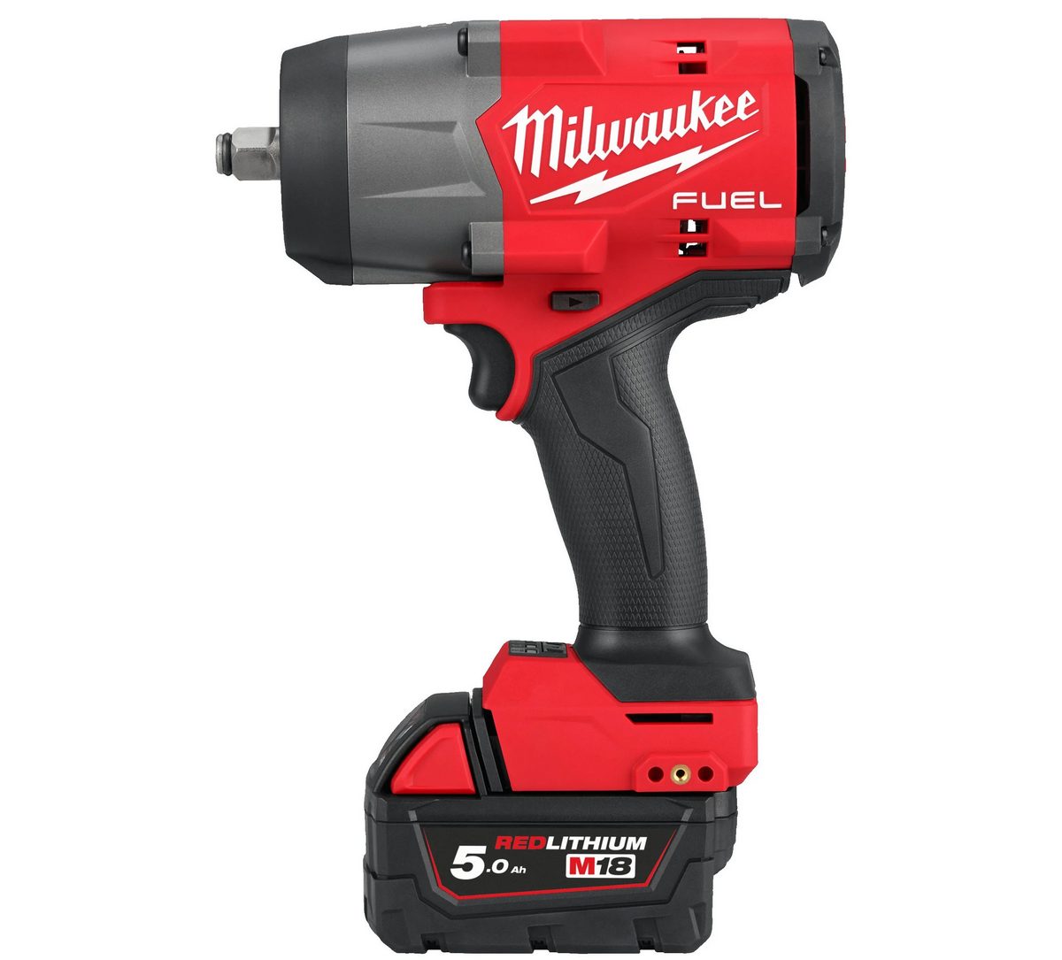 Cheie de impact M18 FUEL Milwaukee, cu acumulator si incarcator, 2000 rotatii, 4933492783