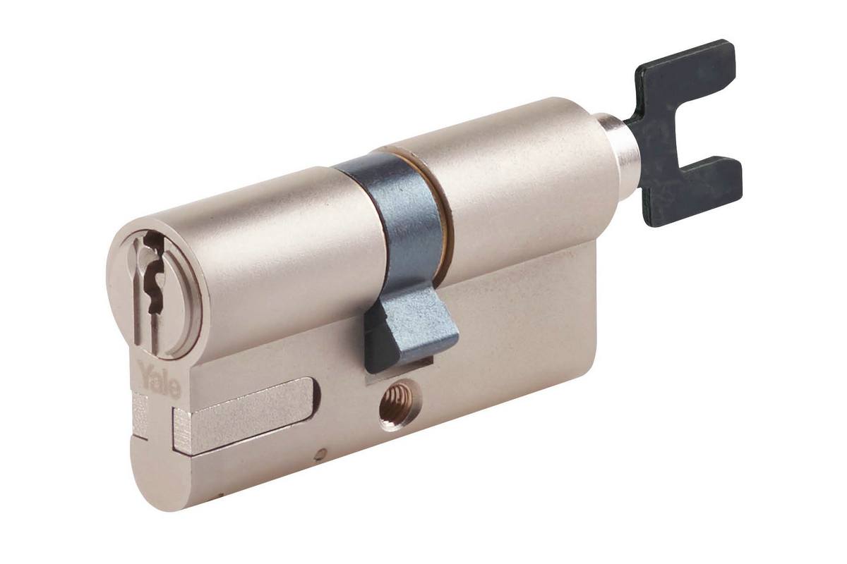 Cilindru ajustabil inteligent ASSA ABLOY 05/501000/SN, 6 pini, 2 chei incluse, protectii multiple