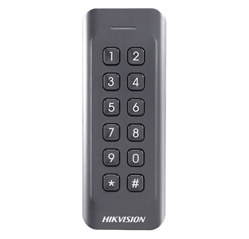 Cititor de proximitate RFID 125Khz cu tastatura integrata, IP65, Hikvision DS-K1802EK