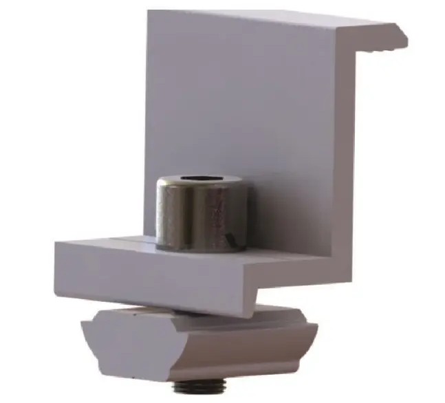 Clema capat pentru panouri solare 35mm, aluminiu si otel inoxidabil, rezistenta sporita, Safer Clema-capat-35