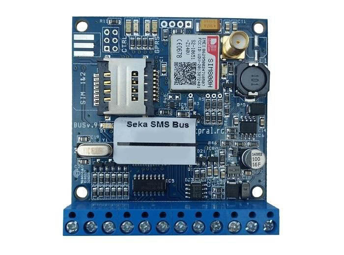 Comunicator GSM SMS pentru sistemele de alarma DSC Seka SMS, SEKA SMS DSC