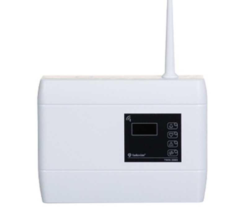 Comunicator intre centrale cablate conventionale si detectori wireless Teknim, 868mHz, IP65, TWM-3885
