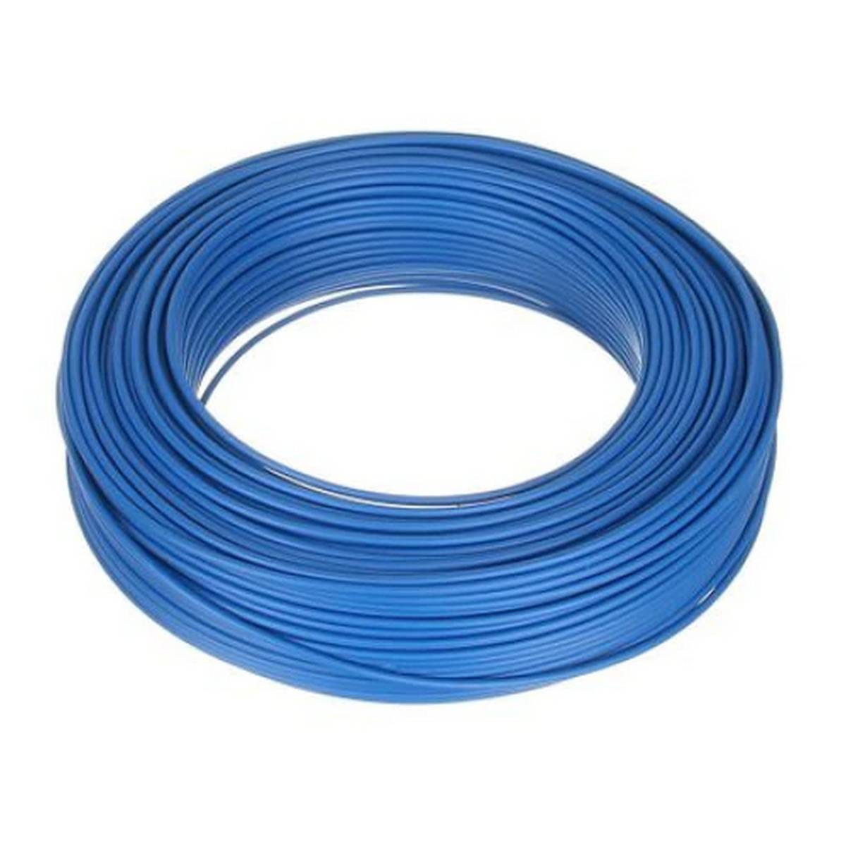 Conductor FY 4 mm, solid, 100 m, FY4-ALBASTRU